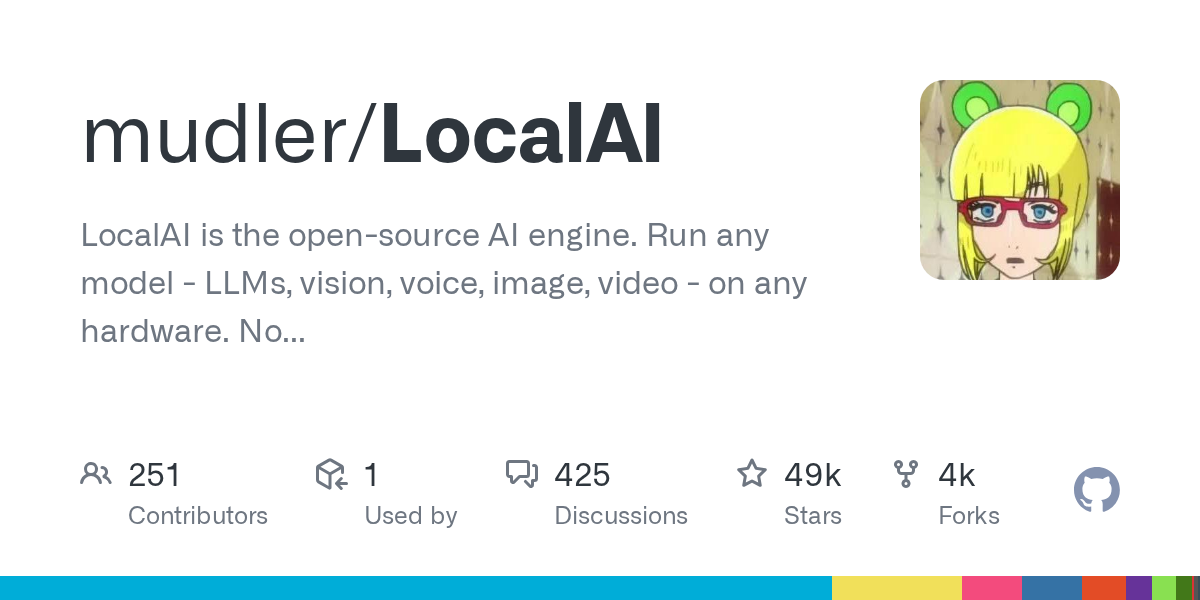 开源项目|LocalAI:48.8K star 的本地 AI 引擎,无需 GPU